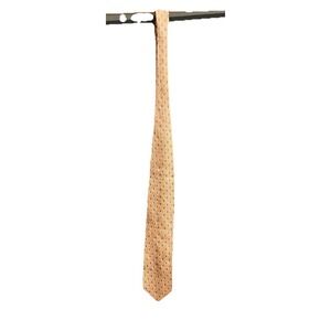 Burberry London Orange Dotted Men's Silk Tie